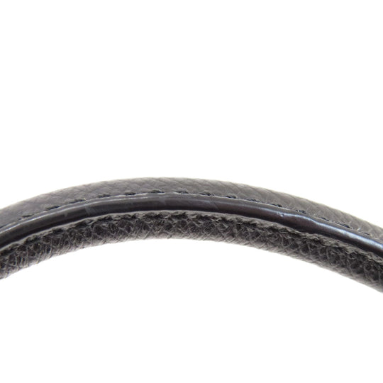 COACH Handbag F34835 PVC black logoMetal 2WAY Women Used Authentic