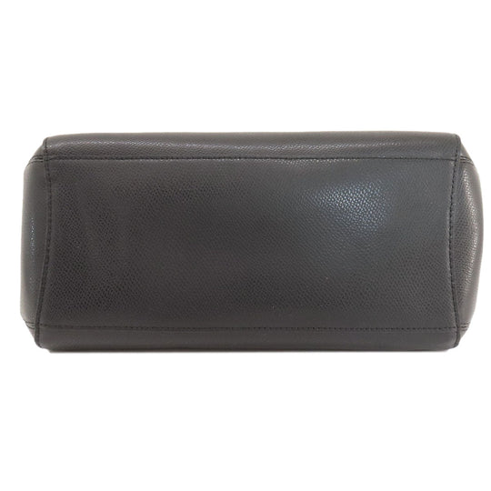 COACH Handbag F34835 PVC black logoMetal 2WAY Women Used Authentic