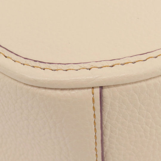 COACH Handbag CE845 leather beige Canteen Peanuts Collaboration 2WAY Women Used Authentic