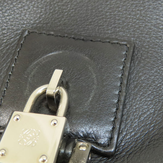 LOEWE Handbag Calfskin black Amazonas Women Used Authentic