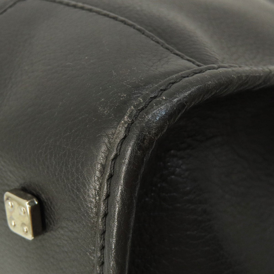 LOEWE Handbag Calfskin black Amazonas Women Used Authentic