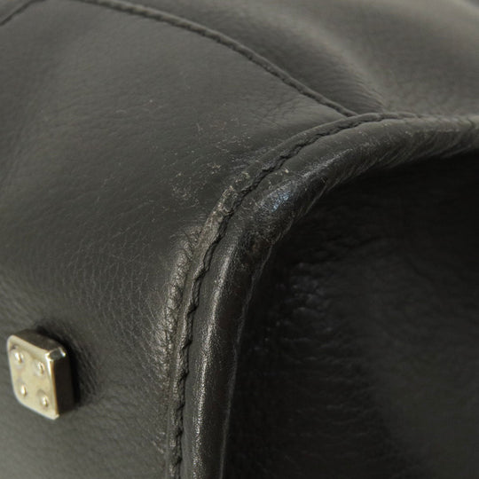 LOEWE Handbag Calfskin black Amazonas Women Used Authentic