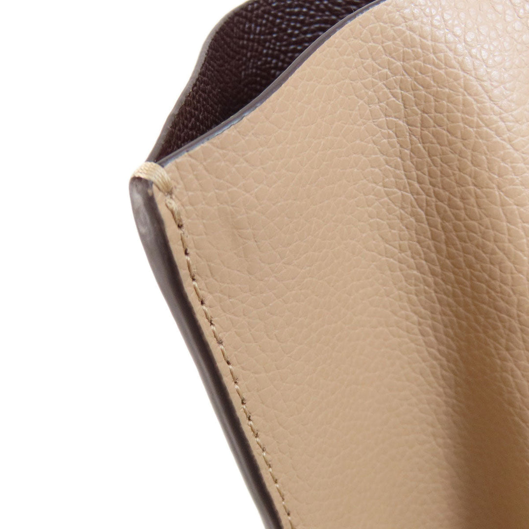 COACH Tote Bag 1671 leather beige logoMetal Women Used Authentic