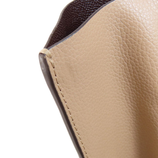 COACH Tote Bag 1671 leather beige logoMetal Women Used Authentic