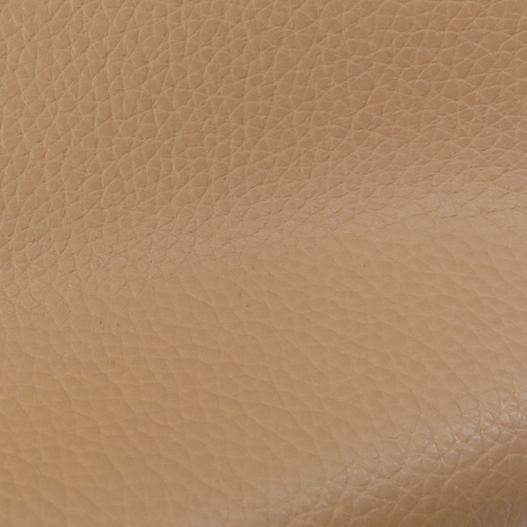 COACH Tote Bag 1671 leather beige logoMetal Women Used Authentic