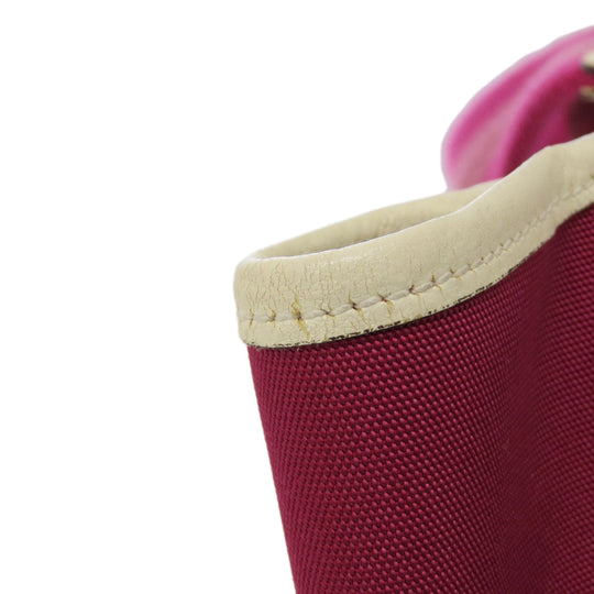 GUCCI Tote Bag 264216 Nylon canvas purple outlet Women Used Authentic
