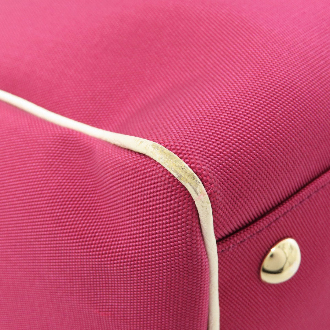 GUCCI Tote Bag 264216 Nylon canvas purple outlet Women Used Authentic