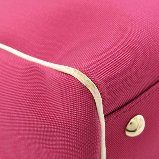 GUCCI Tote Bag 264216 Nylon canvas purple outlet Women Used Authentic