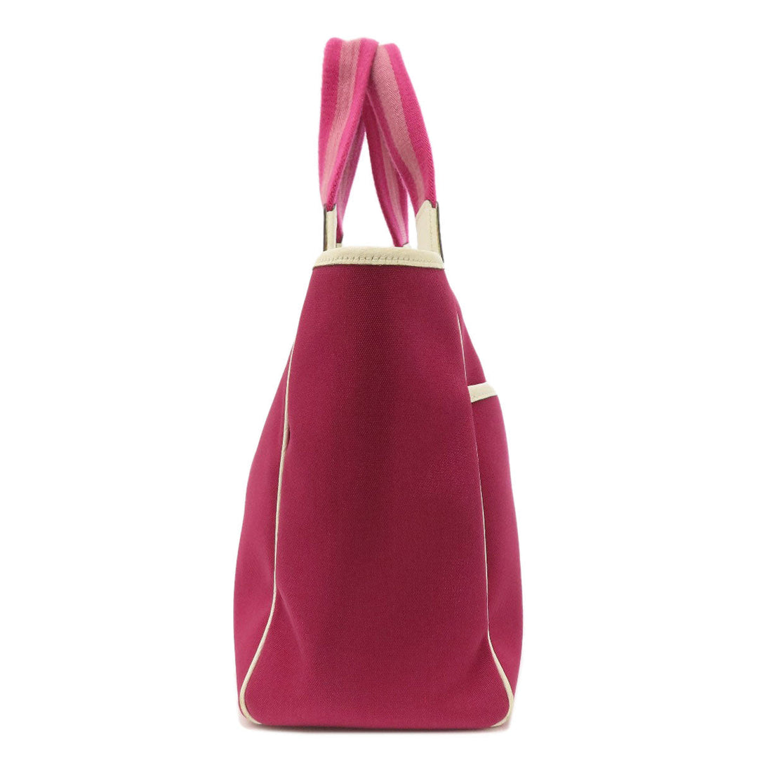 GUCCI Tote Bag 264216 Nylon canvas purple outlet Women Used Authentic