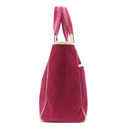 GUCCI Tote Bag 264216 Nylon canvas purple outlet Women Used Authentic