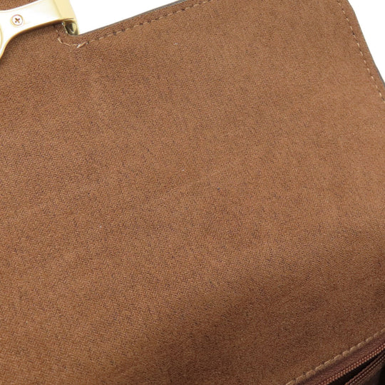 COACH Shoulder Bag CE560 PVC Brown Morgan Shoulder Bag in Color Block Signature