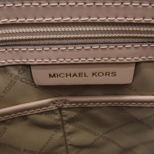 MICHAEL KORS Tote Bag PVC Brown Sullivan Women Used Authentic