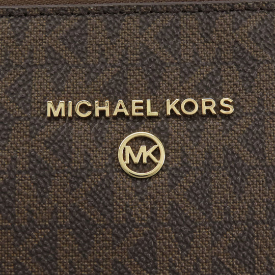 MICHAEL KORS Tote Bag PVC Brown Sullivan Women Used Authentic