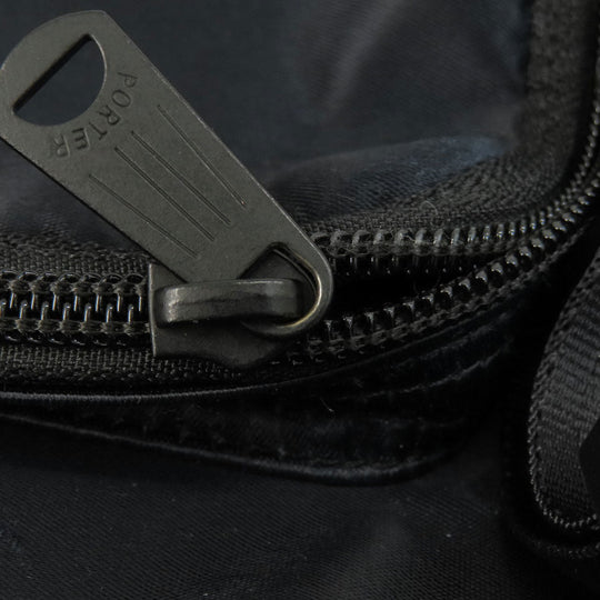 PORTER Backpack Nylon black logo mens(Unisex) Used Authentic