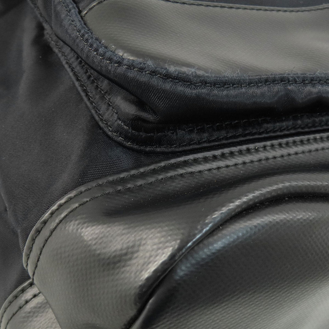 PORTER Backpack Nylon black logo mens(Unisex) Used Authentic