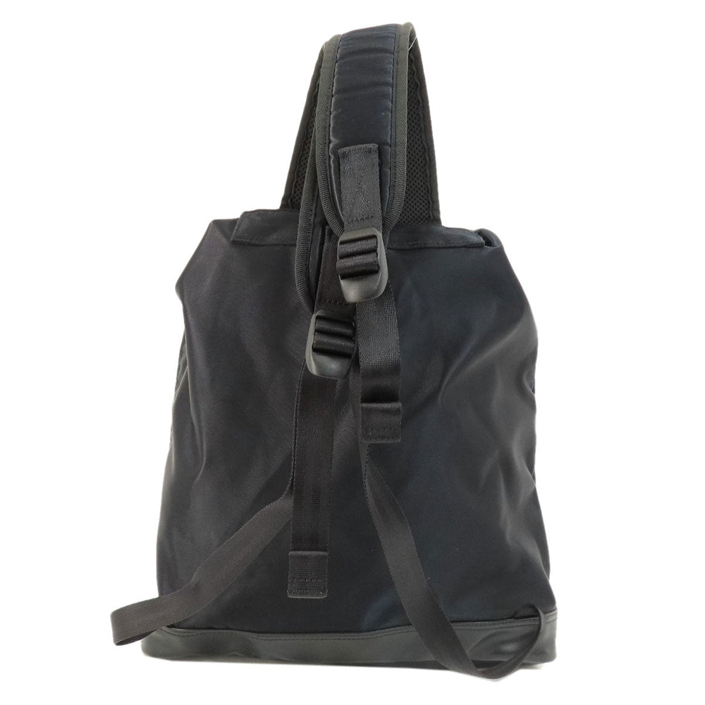 PORTER Backpack Nylon black logo mens(Unisex) Used Authentic
