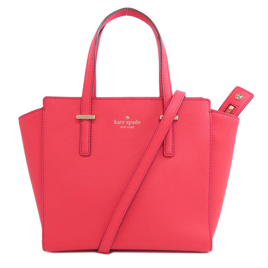 Kate Spade Handbag PVC pink logo 2WAY Women Used Authentic
