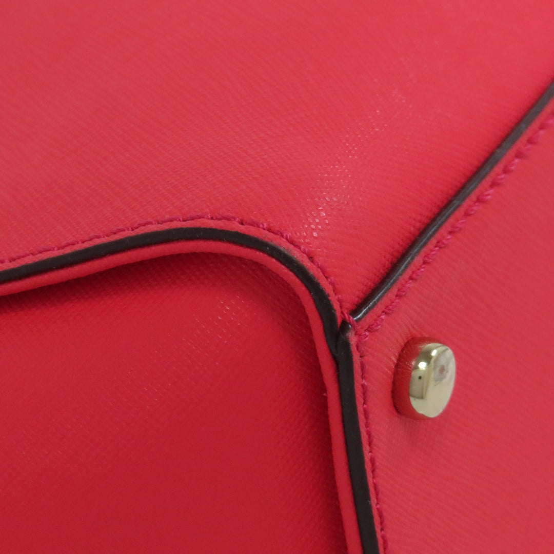 Kate Spade Handbag PVC pink logo 2WAY Women Used Authentic