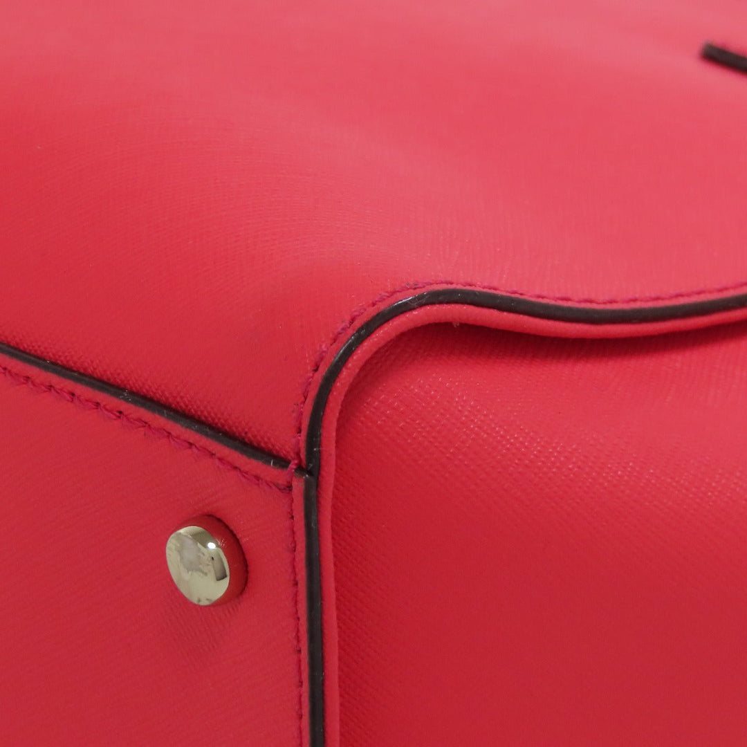 Kate Spade Handbag PVC pink logo 2WAY Women Used Authentic