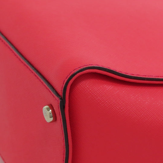 Kate Spade Handbag PVC pink logo 2WAY Women Used Authentic