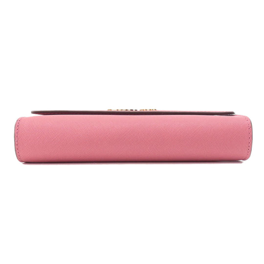 MICHAEL KORS Shoulder Bag PVC pink logoMetal Women Used Authentic