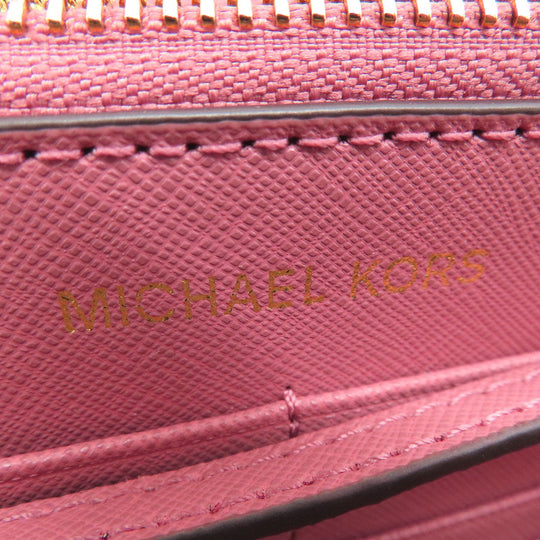 MICHAEL KORS Shoulder Bag PVC pink logoMetal Women Used Authentic