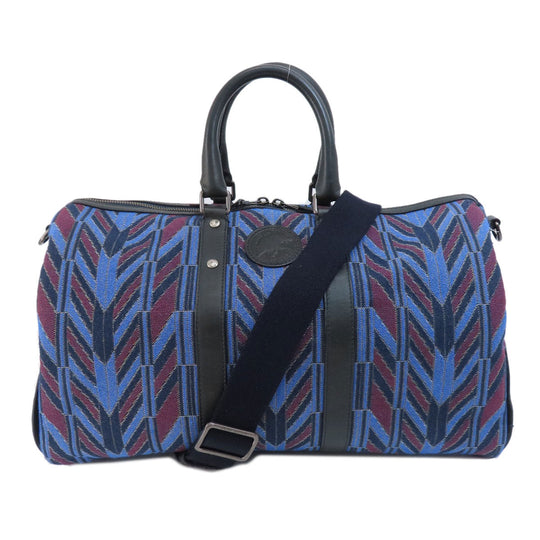 HUNTING WORLD Boston Duffel bag canvas blue logo