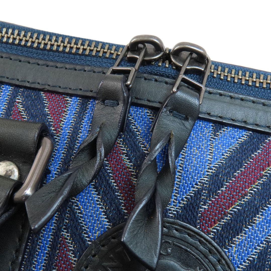 HUNTING WORLD Boston Duffel bag canvas blue logo