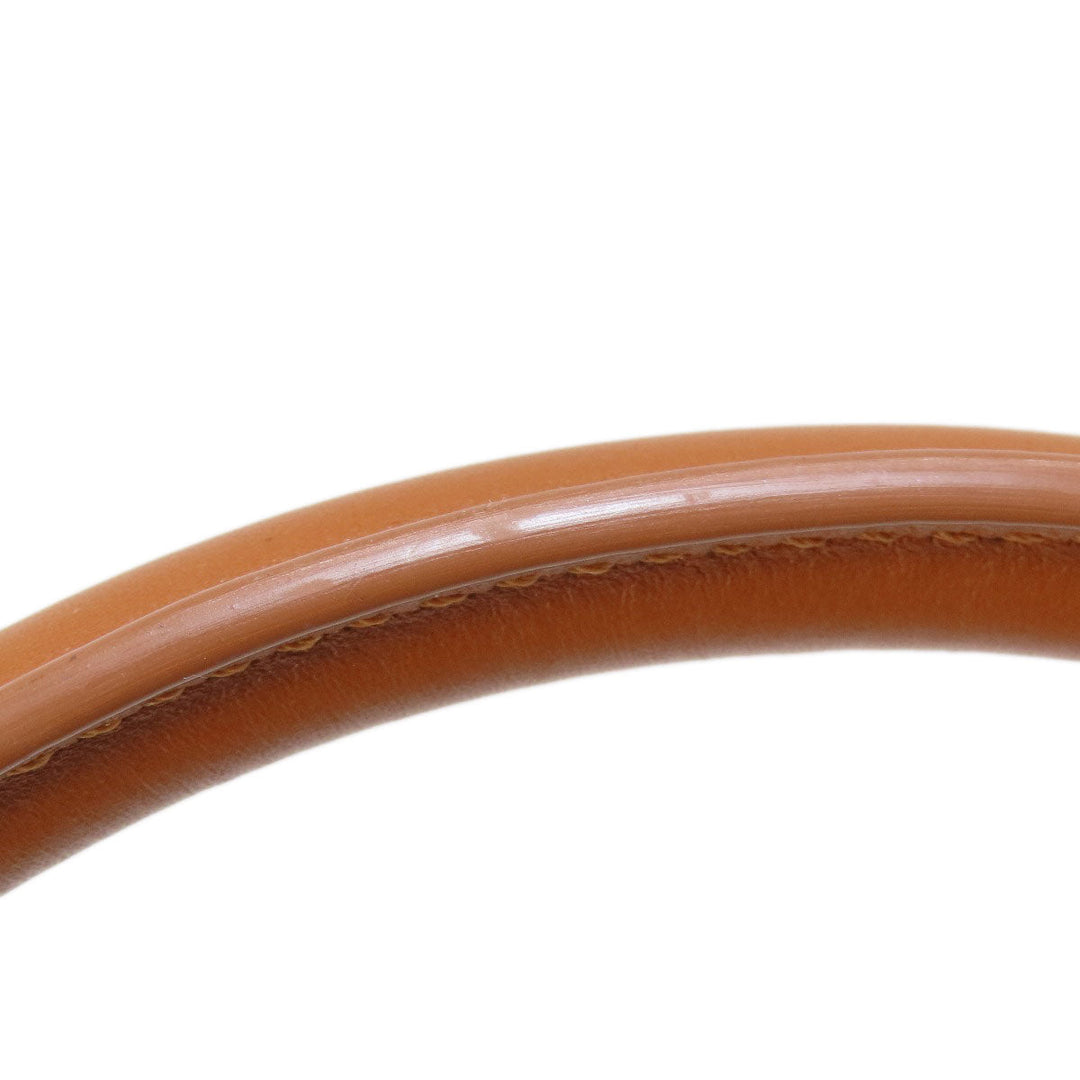 MCM Boston Duffel bag PVC Brown logo Women Used Authentic