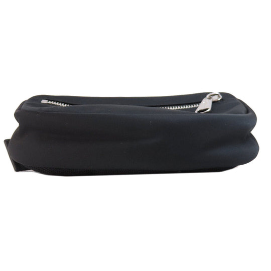 BURBERRY Sling bag Nylon black logo Women Used Authentic