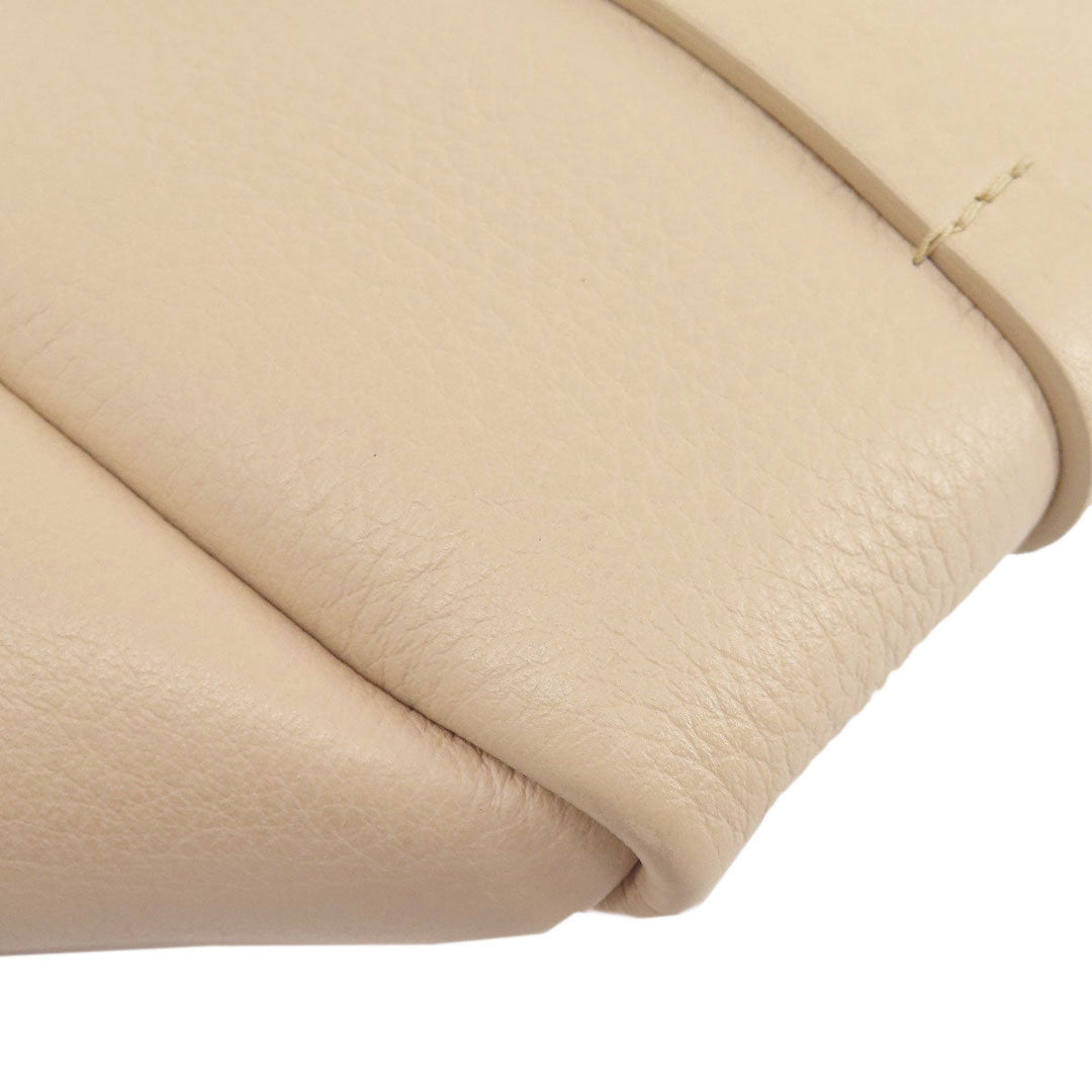 BALENCIAGA Tote Bag leather beige Everyday Tote Women Used Authentic