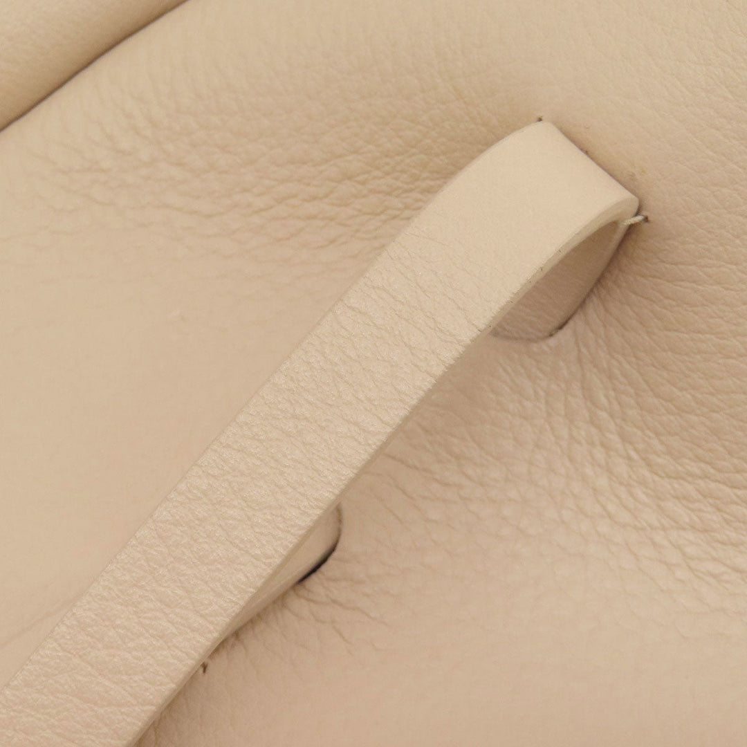 BALENCIAGA Tote Bag leather beige Everyday Tote Women Used Authentic