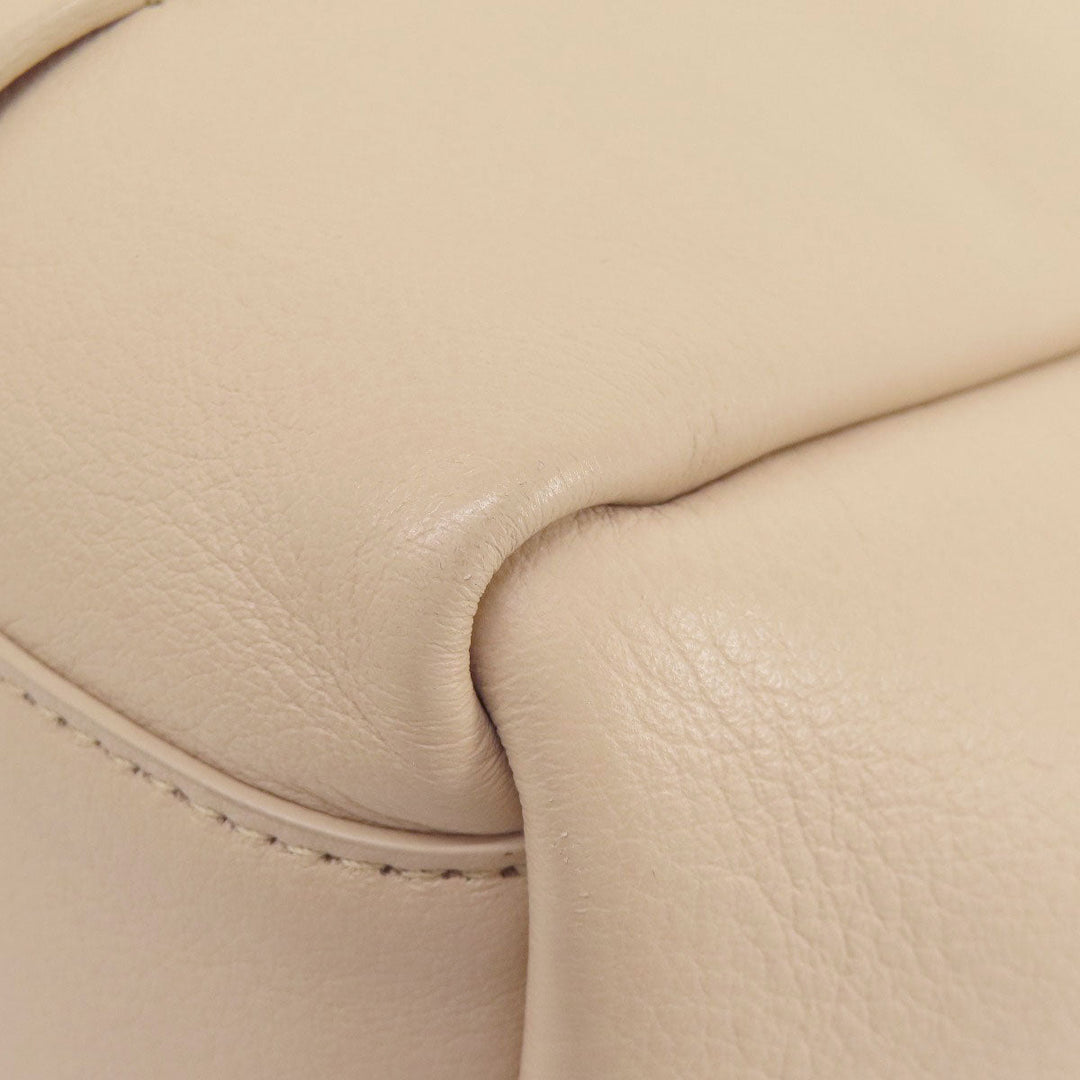 BALENCIAGA Tote Bag leather beige Everyday Tote Women Used Authentic