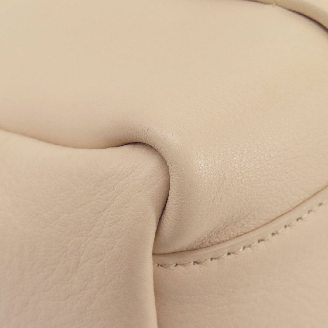 BALENCIAGA Tote Bag leather beige Everyday Tote Women Used Authentic