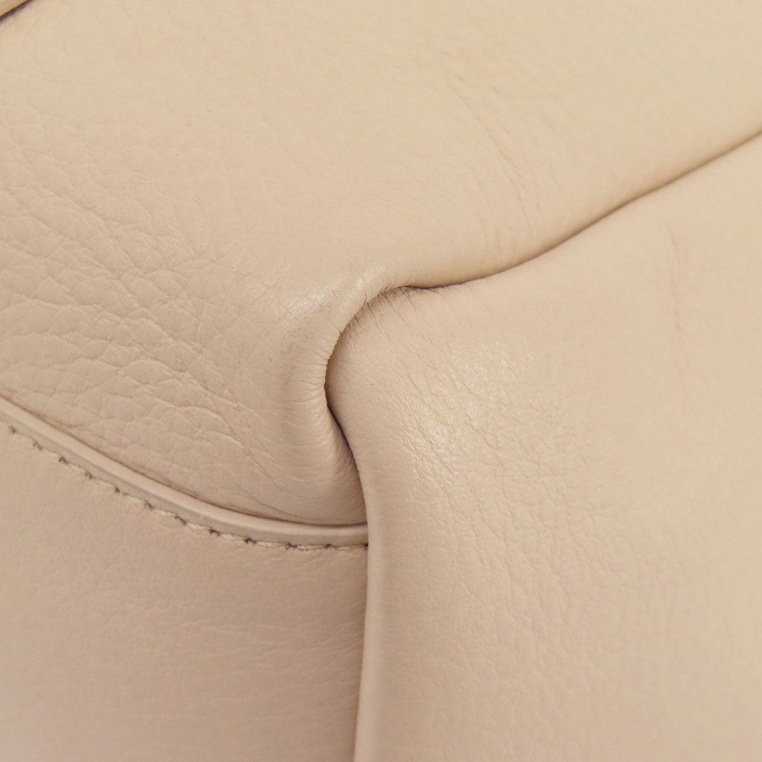 BALENCIAGA Tote Bag leather beige Everyday Tote Women Used Authentic