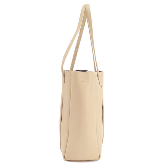 BALENCIAGA Tote Bag leather beige Everyday Tote Women Used Authentic