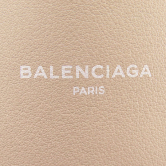 BALENCIAGA Tote Bag leather beige Everyday Tote Women Used Authentic