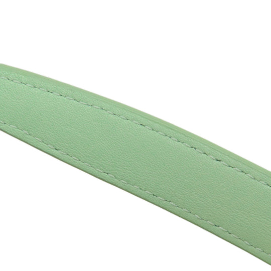 Kate Spade Shoulder Bag leather green logo Women Used Authentic