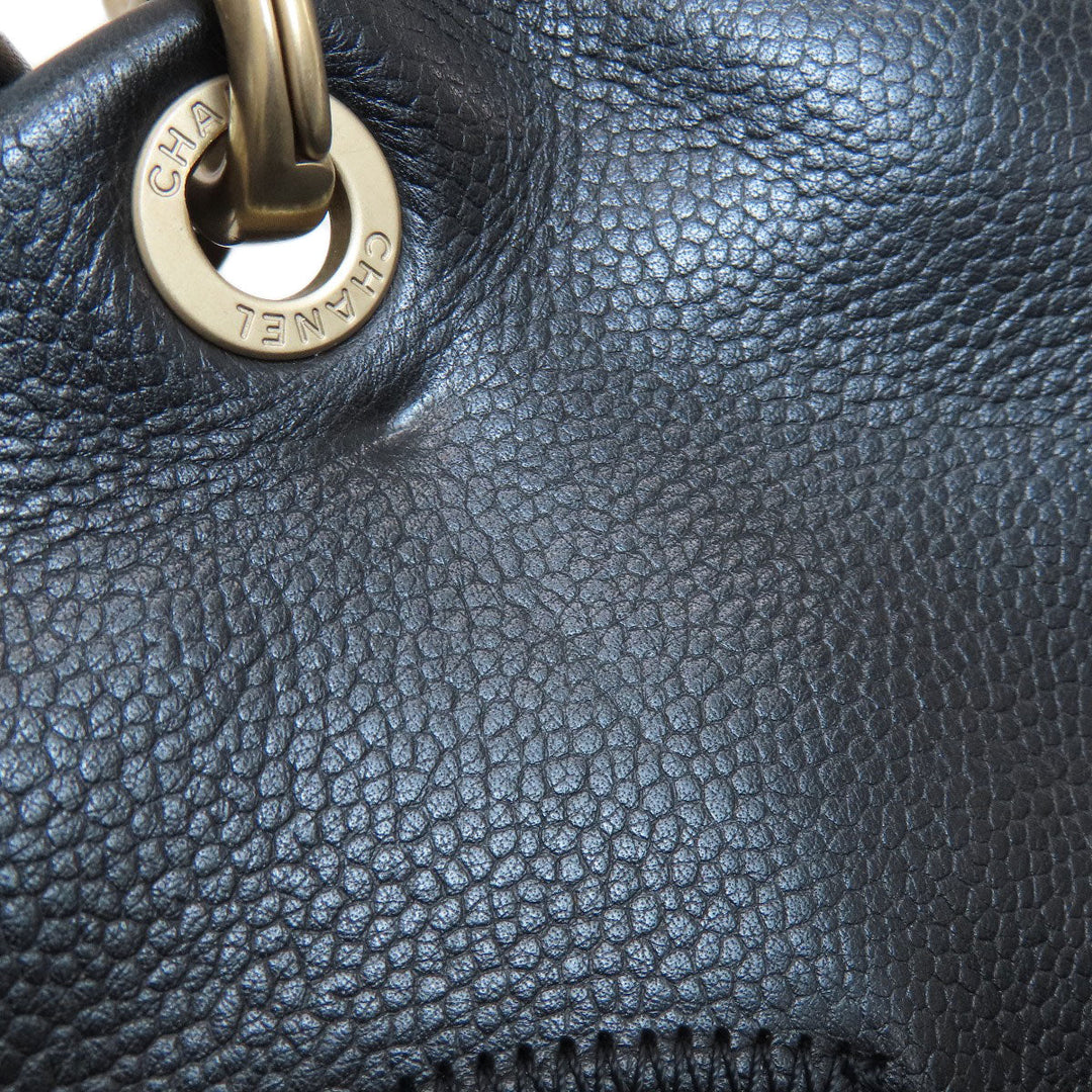 CHANEL Tote Bag Calfskin black COCO Mark