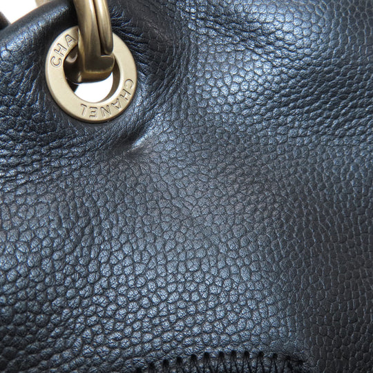 CHANEL Tote Bag Calfskin black COCO Mark