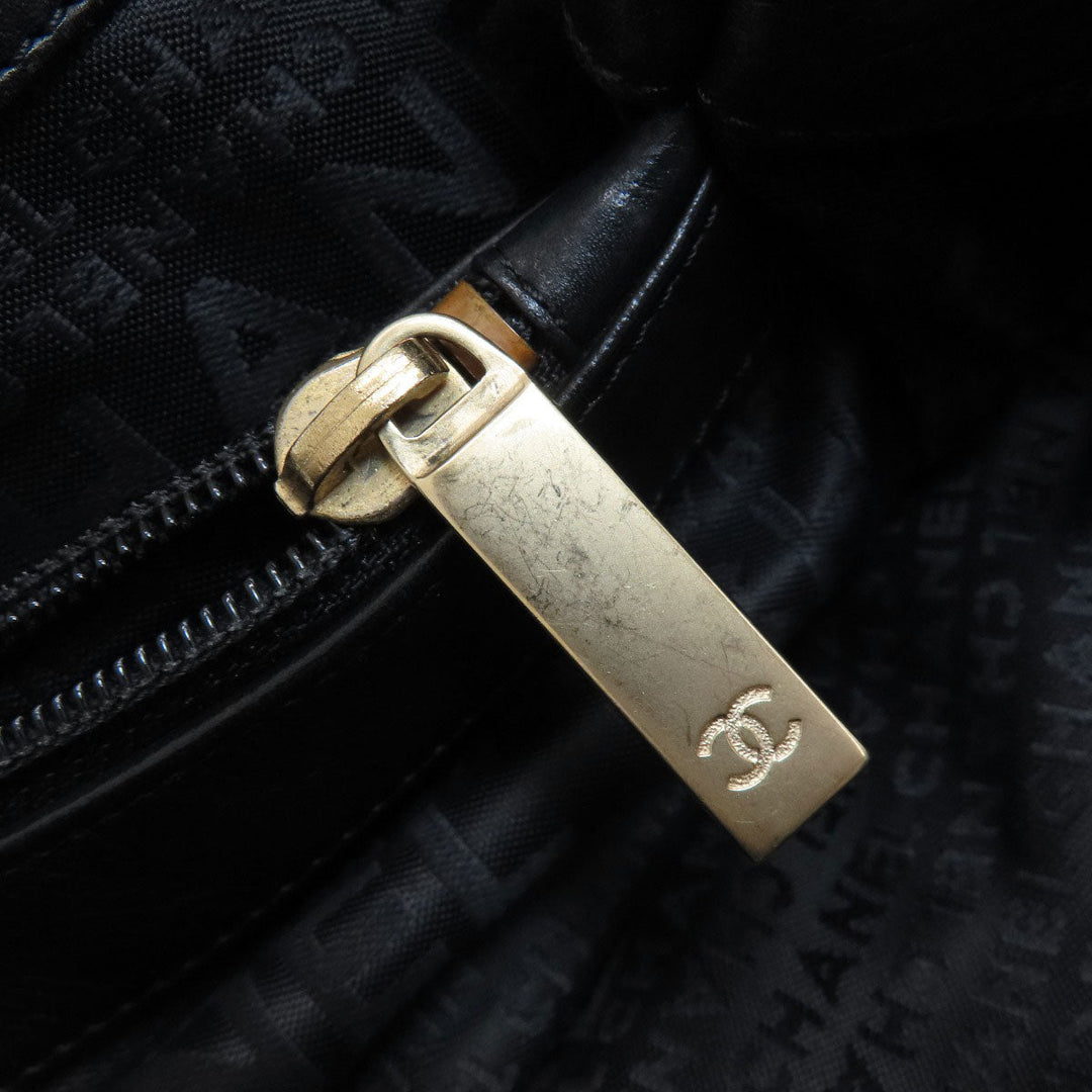 CHANEL Tote Bag Calfskin black COCO Mark