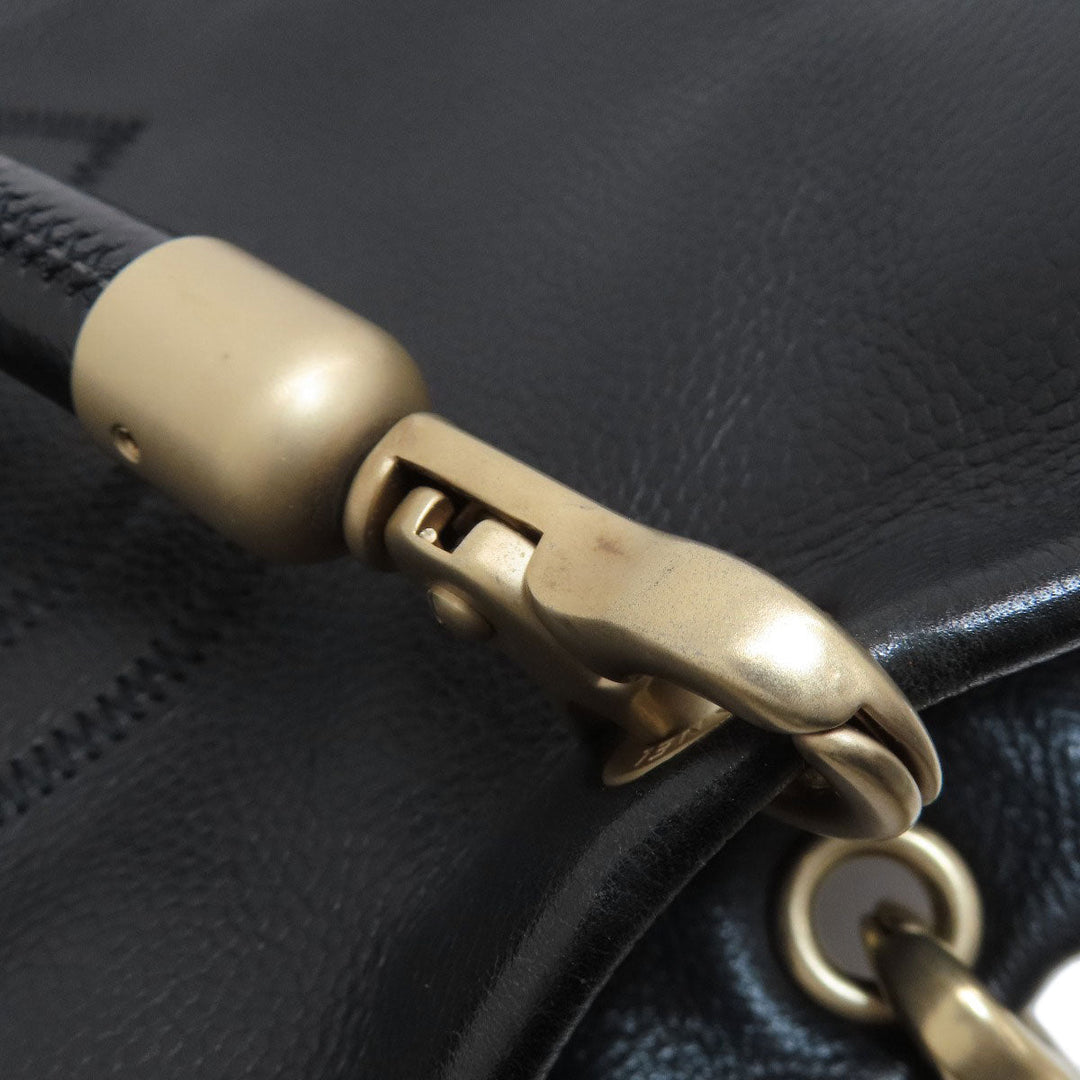 CHANEL Tote Bag Calfskin black COCO Mark