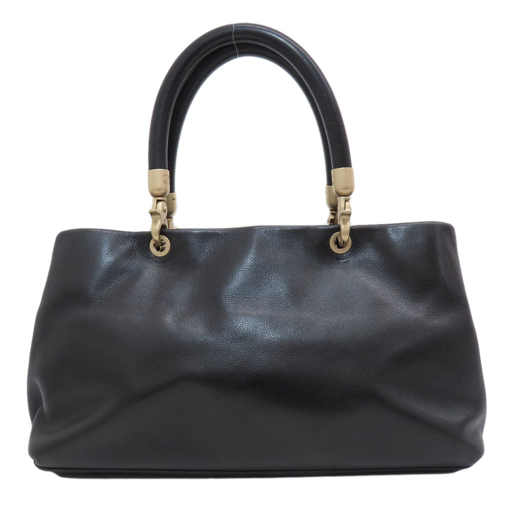 CHANEL Tote Bag Calfskin black COCO Mark