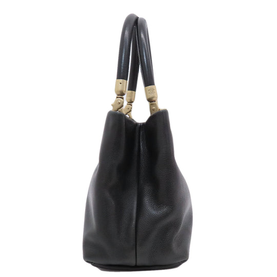 CHANEL Tote Bag Calfskin black COCO Mark