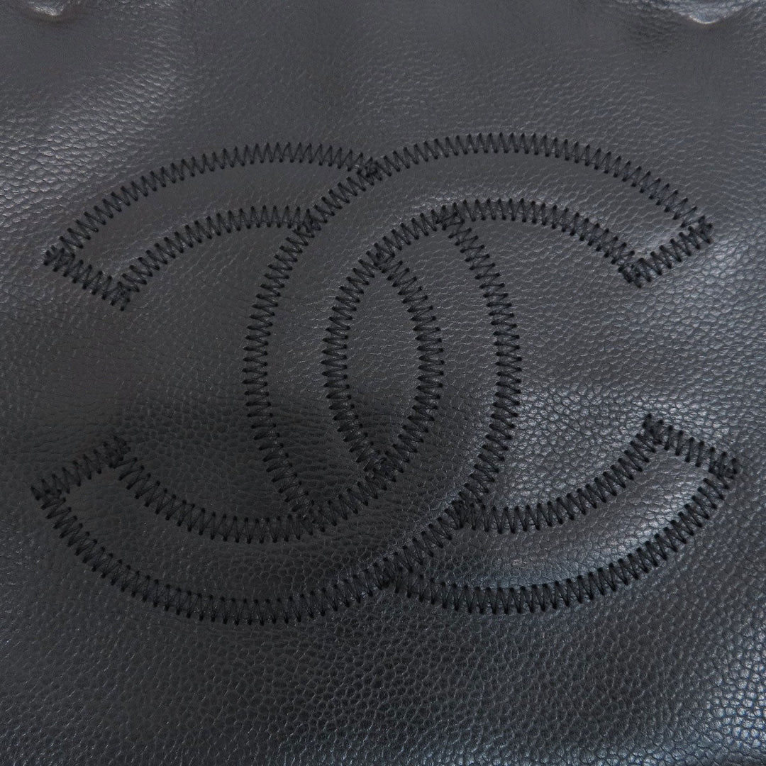 CHANEL Tote Bag Calfskin black COCO Mark