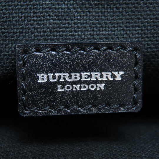 BURBERRY Handbag PVC beige Nova Check Women Used Authentic