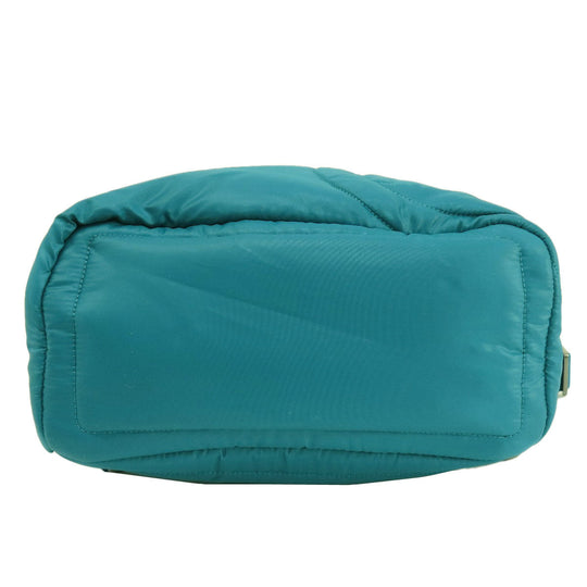 MICHAEL KORS Backpack Nylon green logo Women Used Authentic