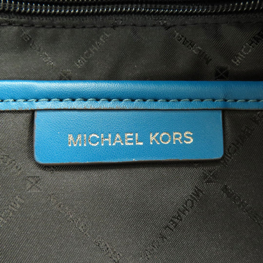 MICHAEL KORS Backpack Nylon green logo Women Used Authentic