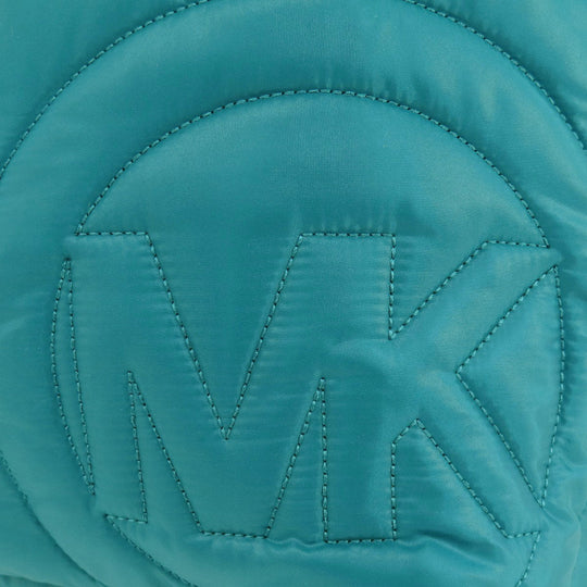 MICHAEL KORS Backpack Nylon green logo Women Used Authentic