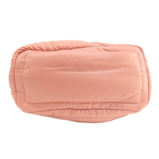 MICHAEL KORS Backpack Nylon pink logo Women Used Authentic